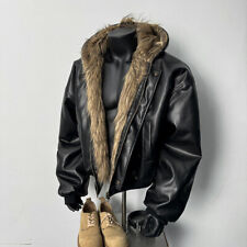 Giubbotto pelle pelliccia in