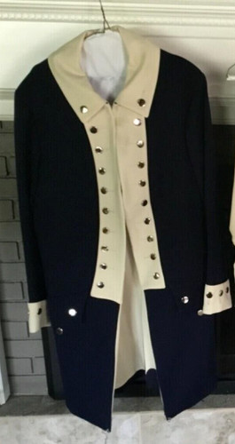 Giacca lana bavero blu - , navy