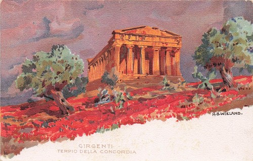 G4446 cartolina illustratore - cartolina,