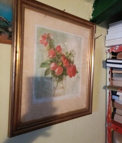 Quadro con cornice - oro, e