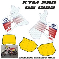 Adesivi grafica KTM 250 GS