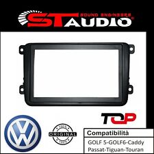 MASCHERINA AUTORADIO 2 DIN POLO DAL 2009->2014. ADATTATORE DOPPIO DIN