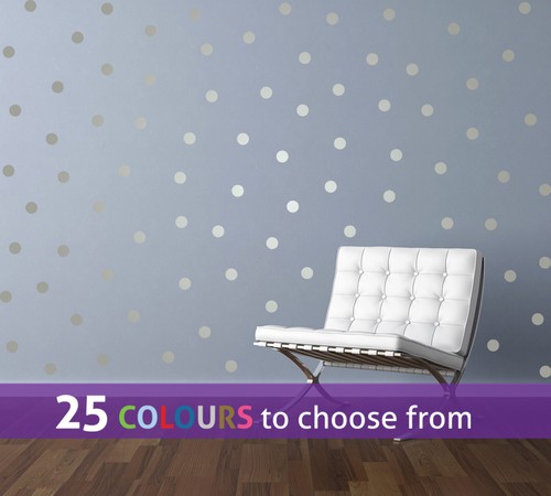 Polka dots adesivi wall - 80,