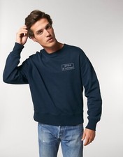 Felpa Uomo Colore Blu Marino