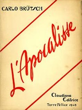L'apocalisse. Claudiana Editrice. [Library Binding] Carlo brutsch