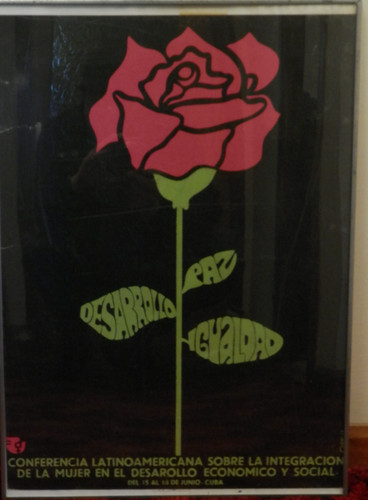 Cuban silkscreen poster