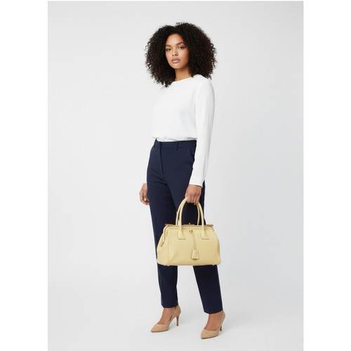 Prada vintage cream leather - cream,