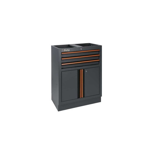Modulo fisso con cassetti e - con,