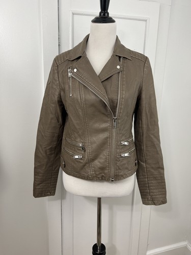 Giacca moto donna ecopelle