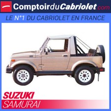 Bikini per 4x4 Suzuki Samurai SJ 410 Cabriolet IN Vinile Di Colore Bianco