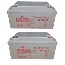 KIT 2 BATTERIA 100AH 12V
