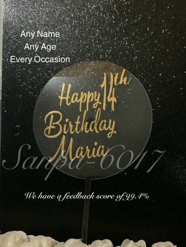 Cake topper acrilico - cake,