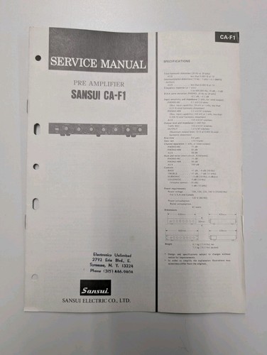 Sansui f1 preamplificatore - ca-,