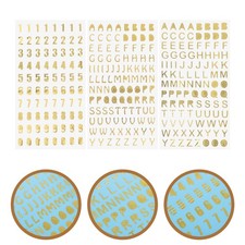  6 Sheets Lettere Autoadesive