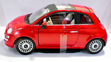 FIAT 500 rossa Die Cast 1/18