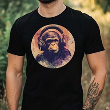 T-Shirt Herren Affe mit