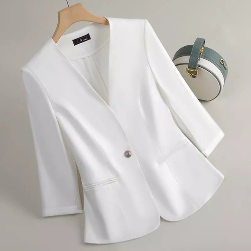 Giacca bianca elegante donna - bianca,