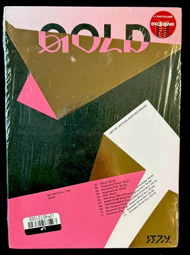 Gold itzy mini album - by,