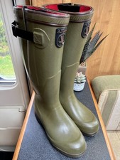 Stivali Aigle Parcours 2 ISO Wellington taglia 5,5/ EU 39 kaki ottimi!