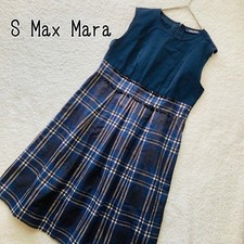 Abito S MaxMara a quadri con