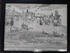 Quadro Punta di Matita " Isola