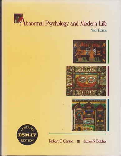 Abnormal psychology and modern - abnormal,
