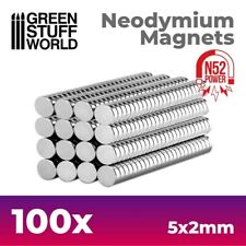 100x Magneti Neodimio - 5x2mm