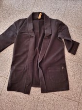 FELPA MET DONNA NERA STILE GIACCA CON MANICHE 3/4 