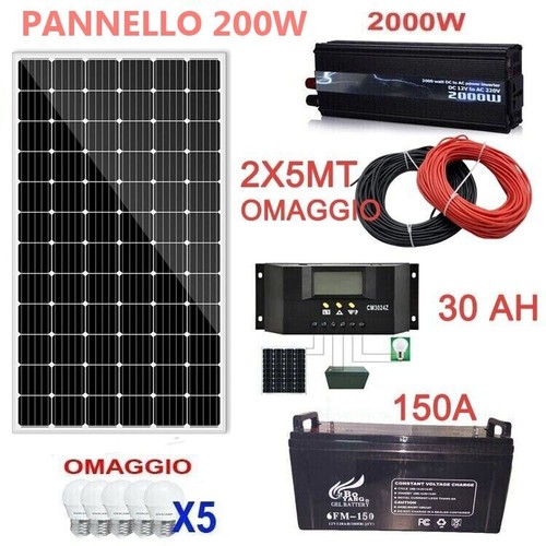 Kit fotovoltaico pwm - kit, kw