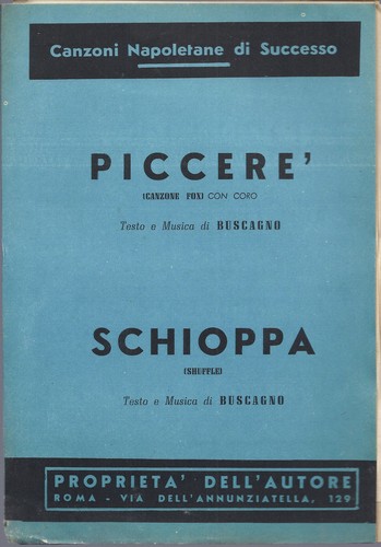 Piccere schioppa - piccere',