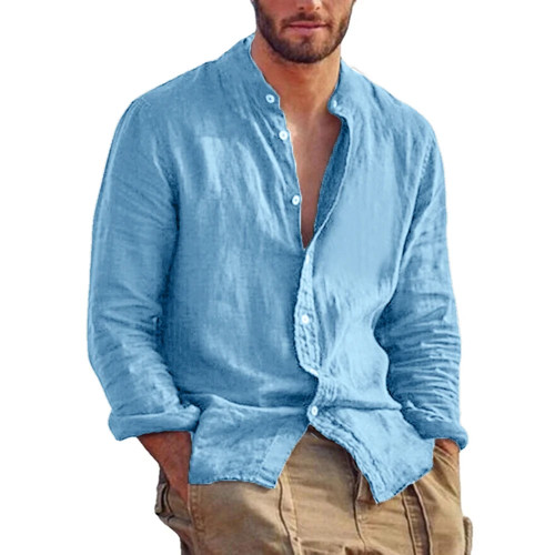 Camicia lino uomo - lino, cotone