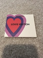 Louis vuitton busta note card - note,
