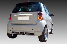 Diffusore posteriore attacco posteriore tuning adatto per Smart fortwo 451 07-15 K135002
