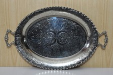 Grande vassoio ovale manici