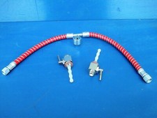 RUBINETTI + TUBO ROSSO  PER BENZINA VERDE GILERA 124/ 125/150/175/300 MAI USATO