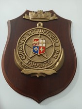 Crest in legno Marina Militare