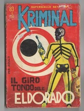 FUMETTO KRIMINAL N°83 IL GIROTONDO DELL'ELDORADO 1967
