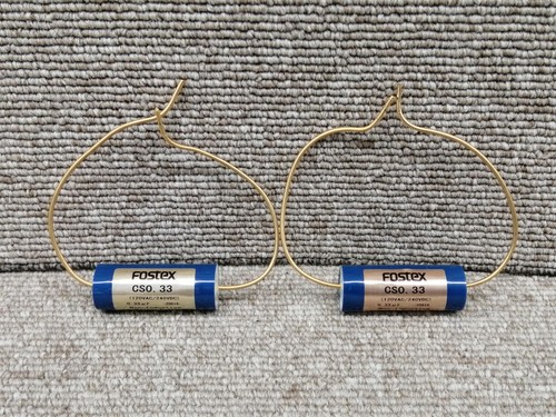 Coppia condensatori fostex - coppia, di