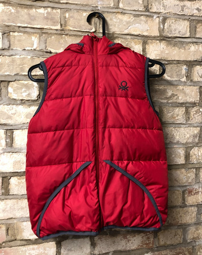Gilet imbottito con - , cappuccio