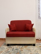 Poltrona letto singolo con materasso