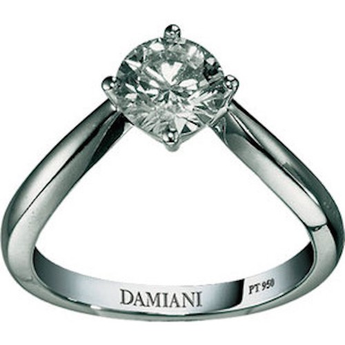Anello solitario damiani forme - damiani,