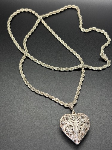 Collana con ciondolo cuore - , in