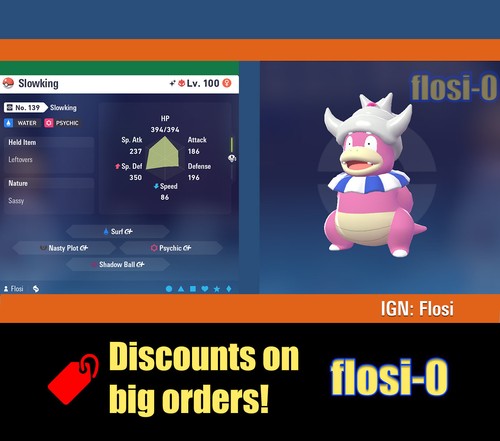 6iv shiny slowking pokemon - 6iv,