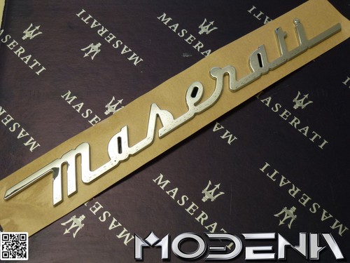 Maserati scritta stemma baule - maserati,