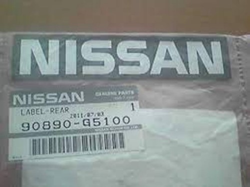 Adesivo emblema nissan oem - nissan,