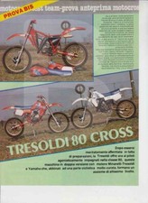 advertising Pubblicità  MOTO TRESOLDI 80 CROSS '83 MOTITALIANE MOTOCROSS EPOCA