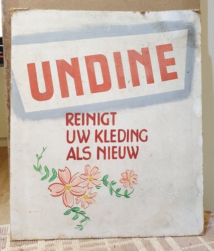 Vintage dutch undine sign - dutch,