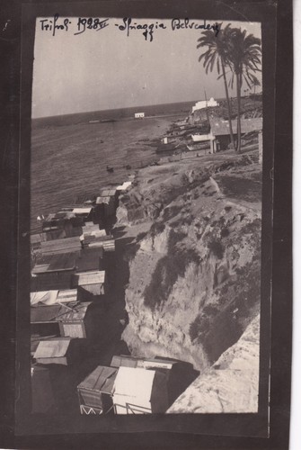 Ww2 foto tripoli 1928 - foto, spiaggia