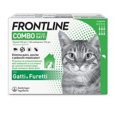 Combo, 6 Pipette, Antiparassitario per Gatti, Gattini E Furetti Di Lunga Durata,