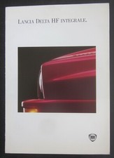 Lancia Delta HF Integrale Evo 2 brochure originale italiano 1993 215cv 10 pagine
